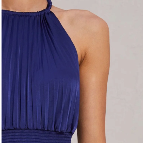 NWOT A.L.C. Renzo Pleated Midi Dress in Beige Size 4 - Picture 5 of 16